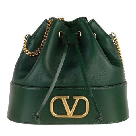 valentino logo bucket bag.